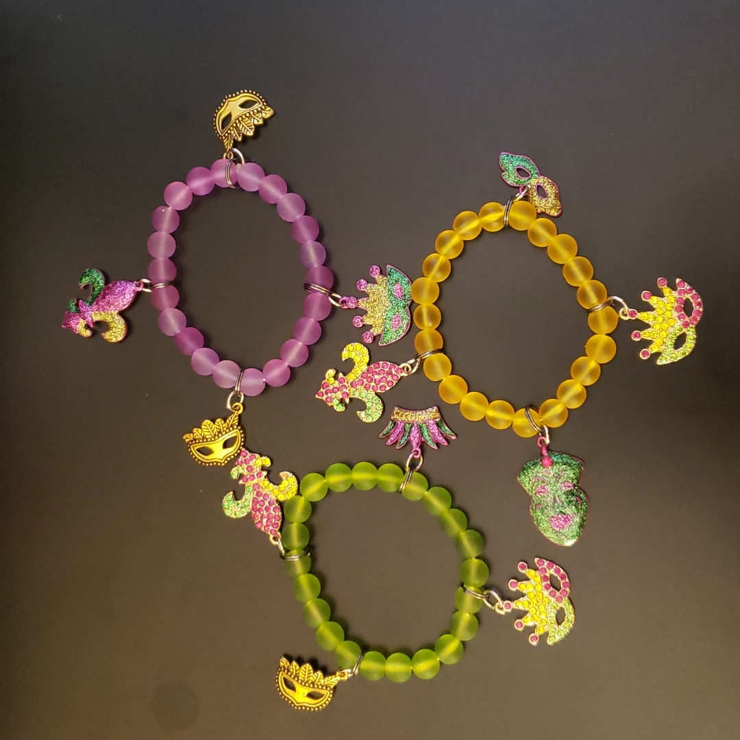 Mardi Gras Bracelets